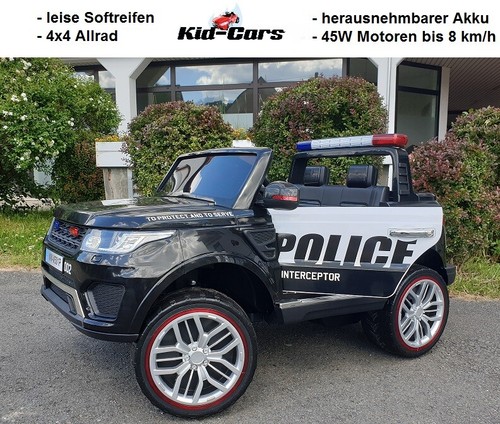 Kinderfahrzeug polizei allrad - kinderfahrzeug,