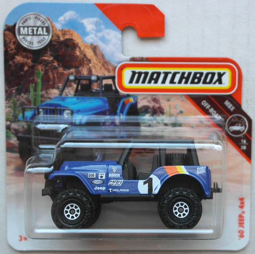 Matchbox 1960 jeep 4x4 blau - matchbox,