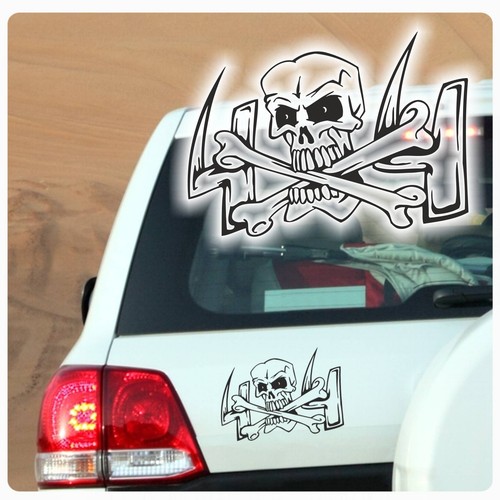 Autoaufkleber offroad skull - autoaufkleber,