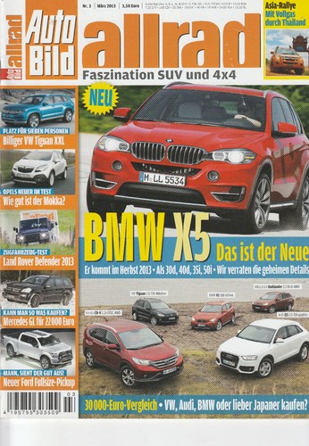 Auto bild allrad 2013 bmw - auto,