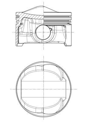 Für zylinder mahle 028 pi - zylinder, 1-3