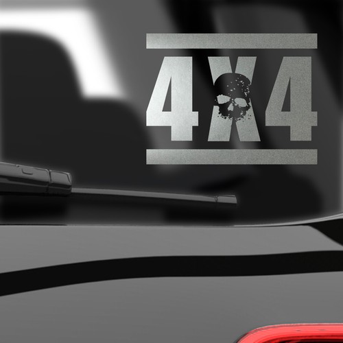 4x4 auto offroad aufkleber - 4x4,